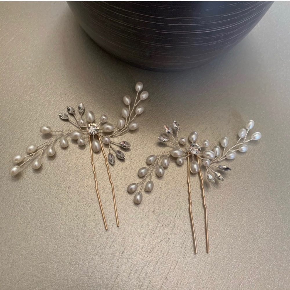 *2 piece set* bridal hair pins